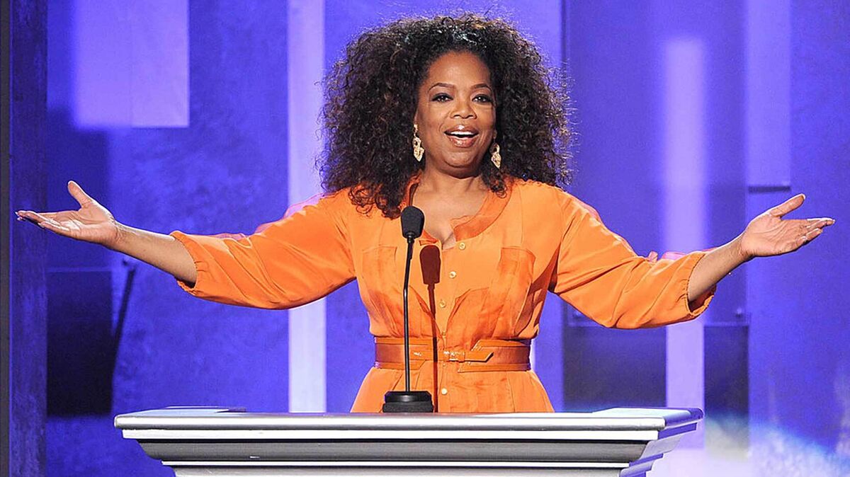 Oprah Winfrey at the 2014 45th NAACP Image Awards