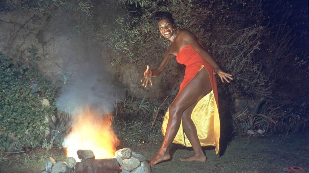 Maya Angelou promotional portrait for Miss Calypso 1957