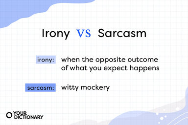 Irony vs Sarcasm With Definitions