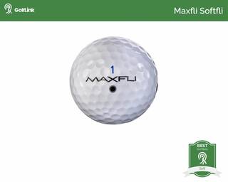 Maxfli Softfli golf ball badge