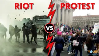 riot vs protest difference example