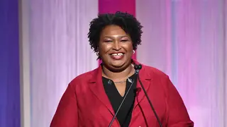 stacey abrams speaking in 2019 in california