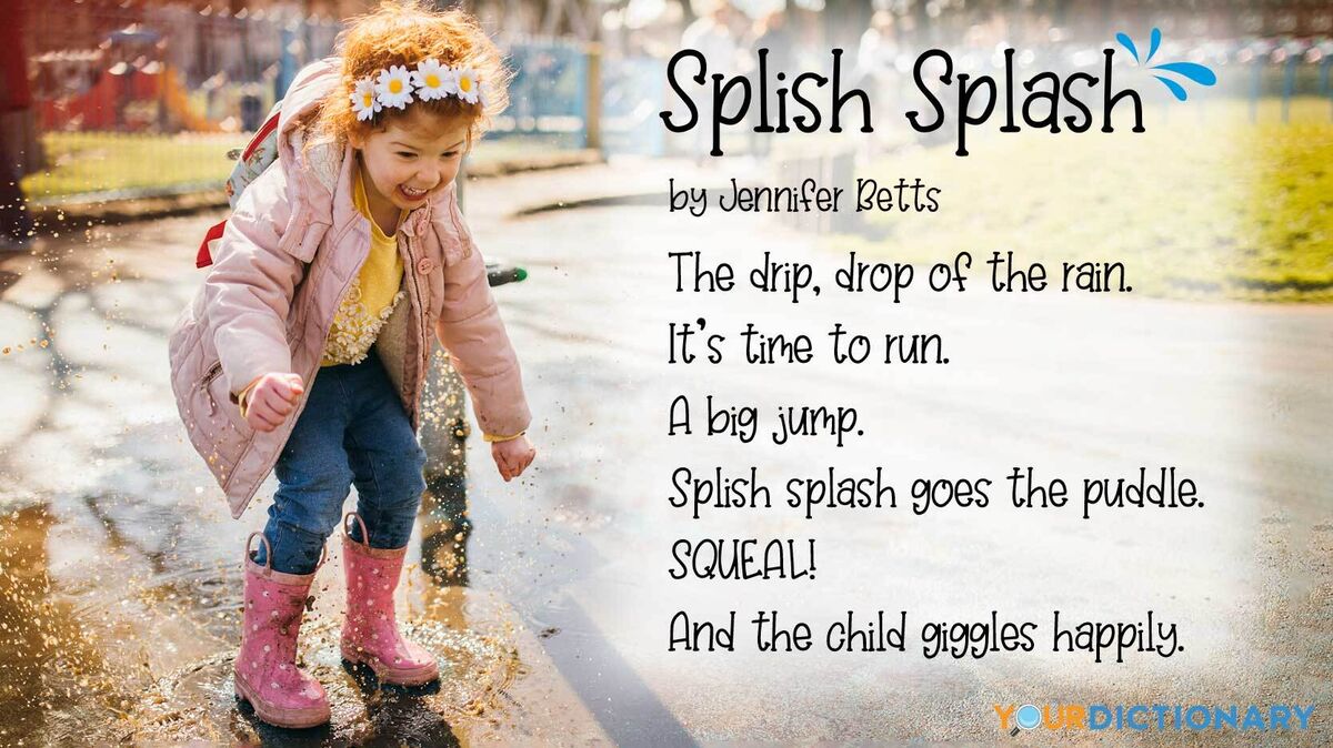 onomatopoeia poem splish splash jennifer betts