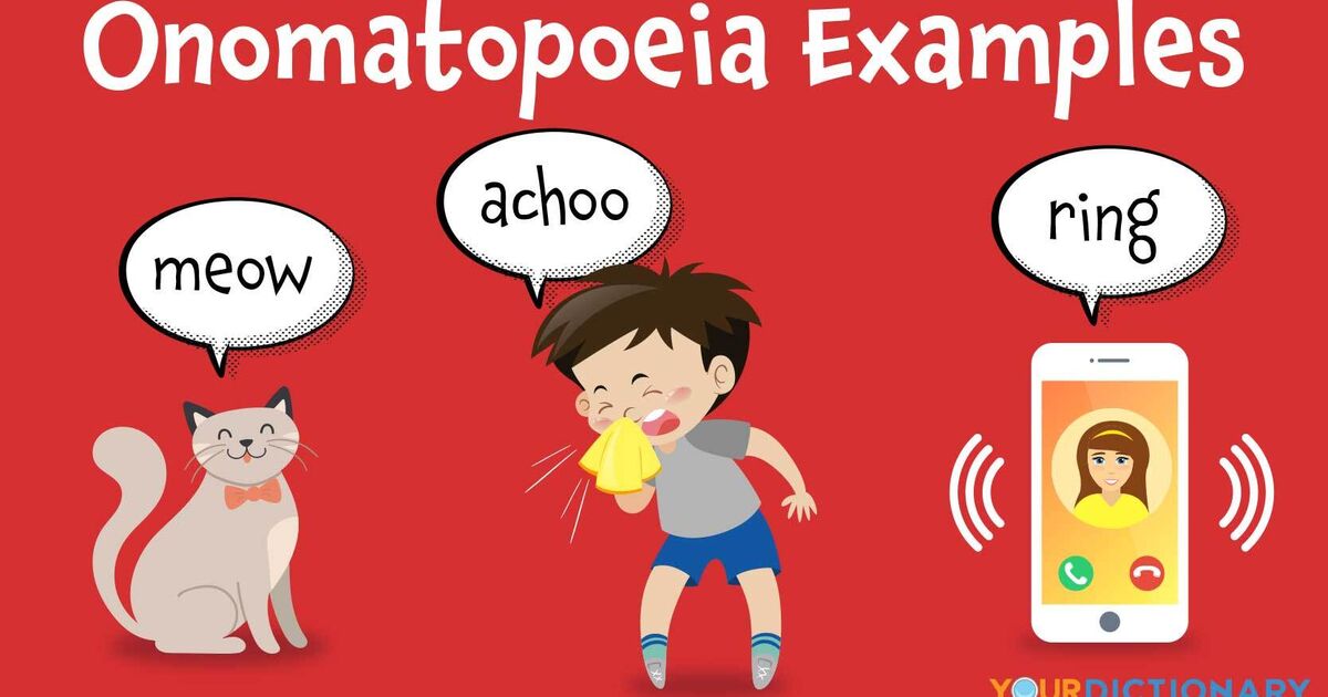 Examples Of Onomatopoeia For Kids | YourDictionary