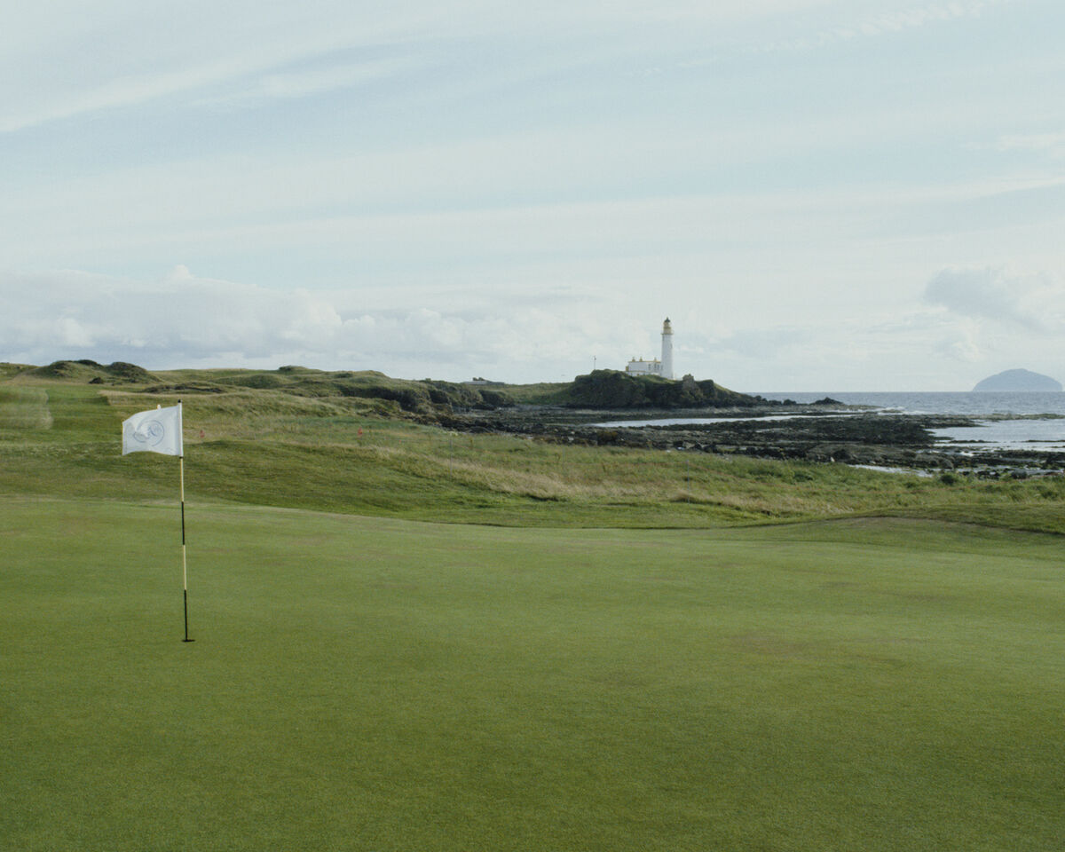 Uneven putting green Turnberry