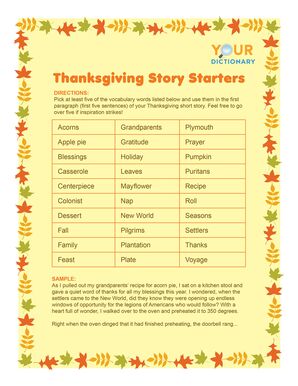 Thanksgiving Words Games | YourDictionary