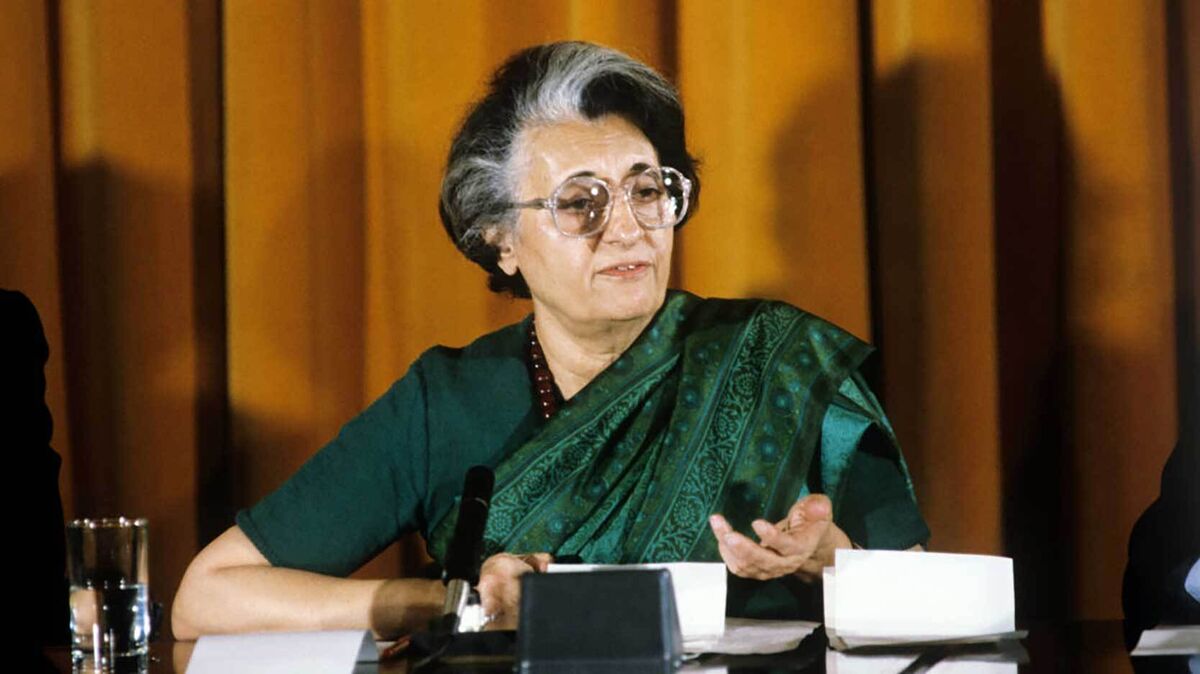 female prime minister of India Indira Gandhi 1966