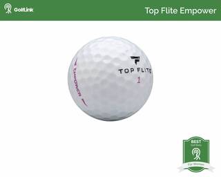 Top Flite Empower golf ball badge