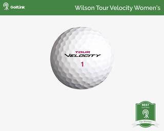 Wilson Tour Velocity Women's golf ball badge