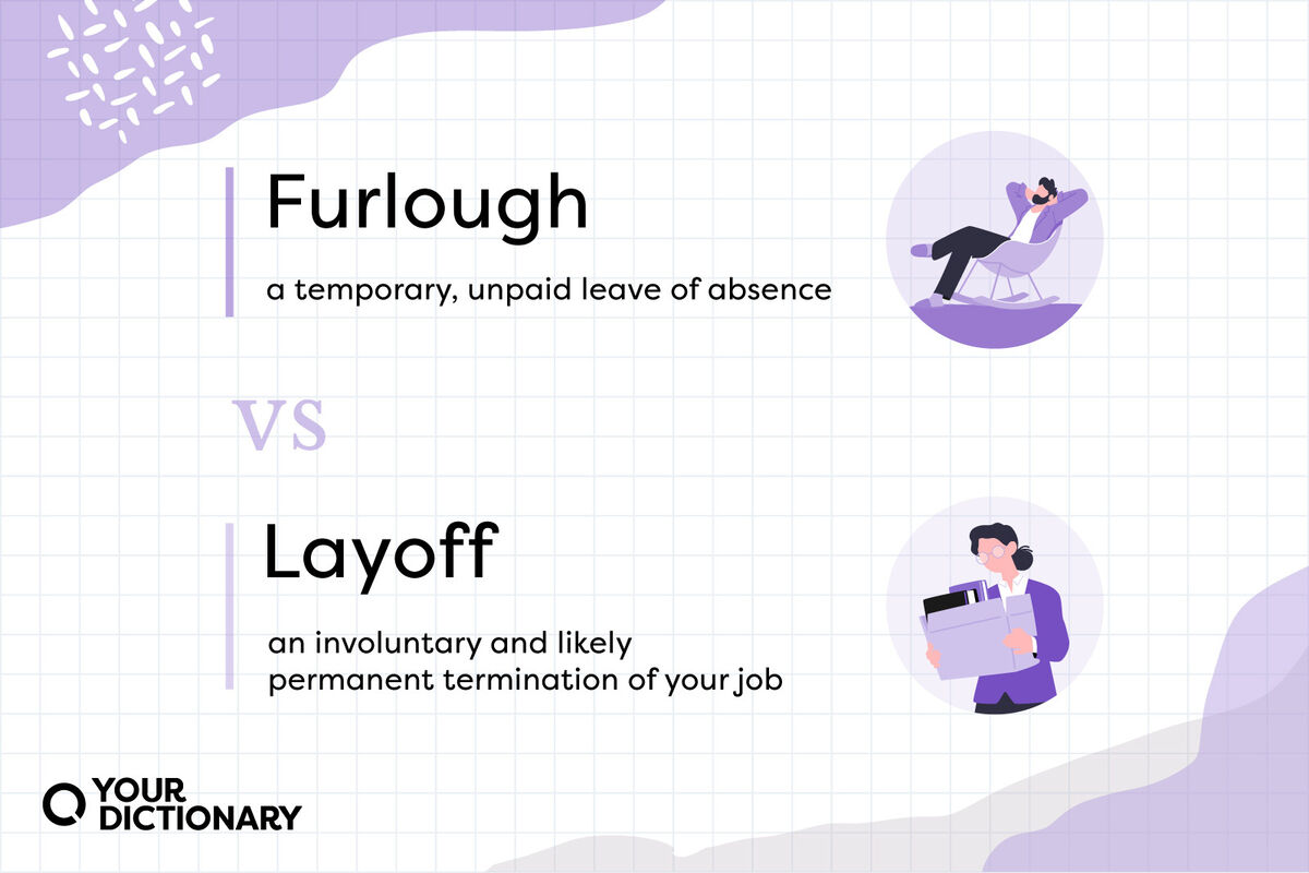 Furlough (Relaxed Male) vs Layoff (Fired Woman) With Definitions