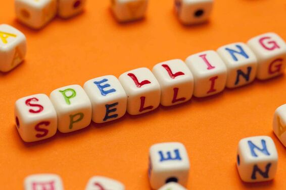 spelling word game with letter pieces