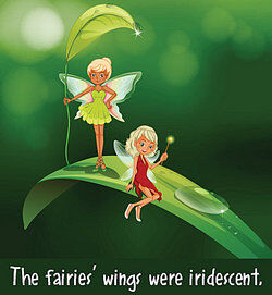 Fairies on a leaf as plural possessice nouns example