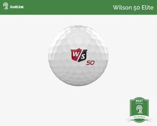 Wilson 50 Elite golf ball badge