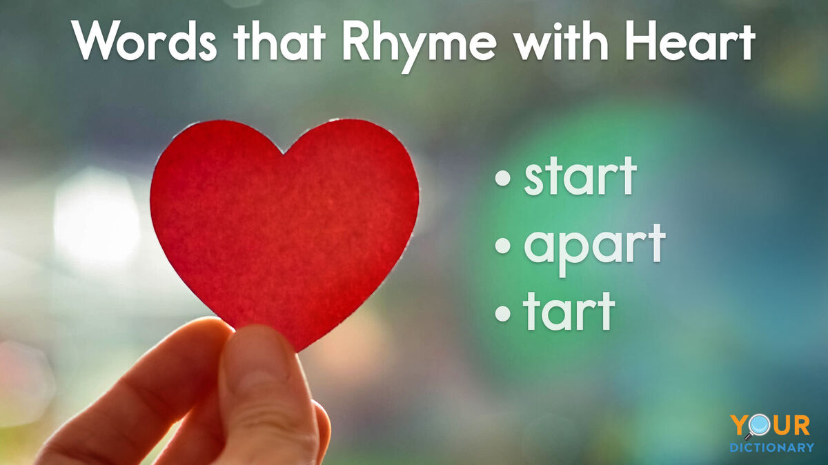 words that rhyme with heart