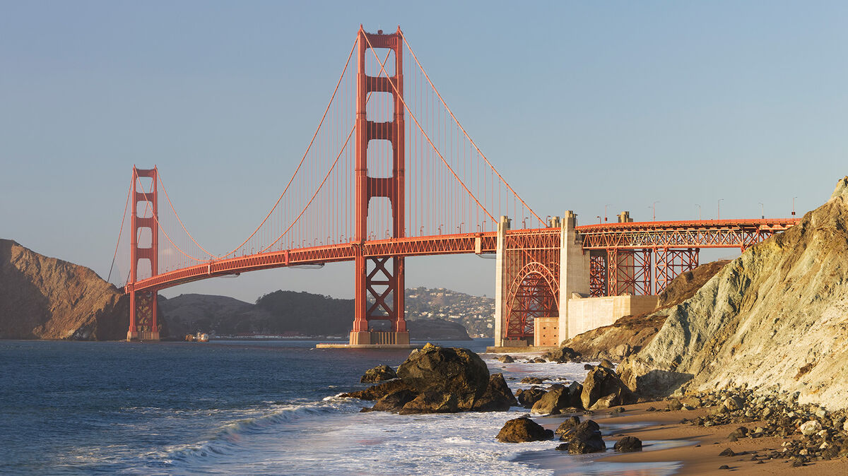 bakerbeach golden gate bridge california