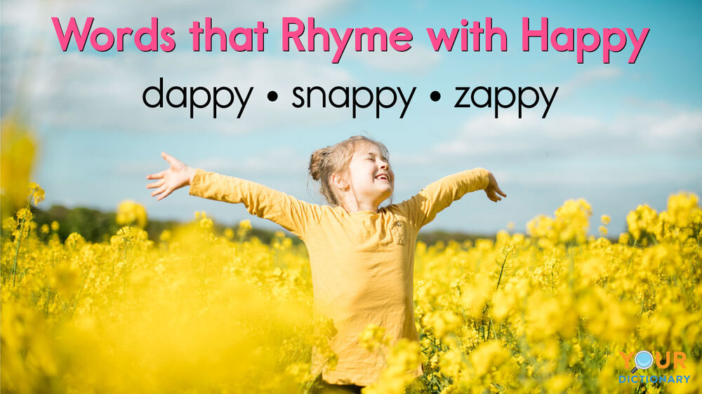 Words That Rhyme Happy