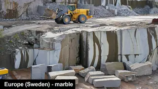 marble quarry Sweden