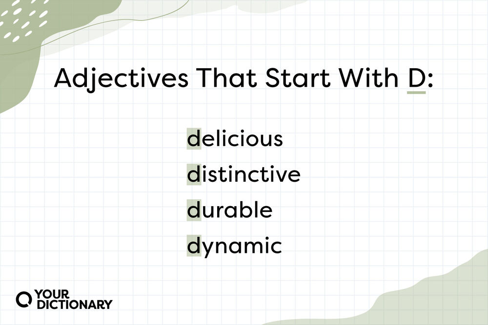 Adjectives That Start With D In French