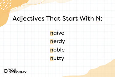 Adjectives That Start with N
