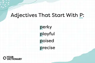 Adjectives That Start with P