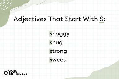 List of four adjectives from the article that start with S.