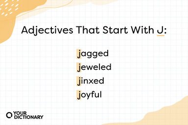Adjectives That Start with J