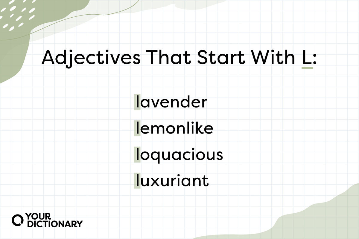 Adjectives That Start with L