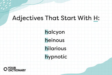 List of Adjectives That Start with H