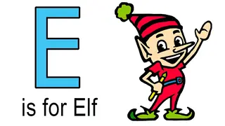 e words for kids example of elf