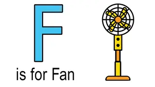 f words for kids example of fan