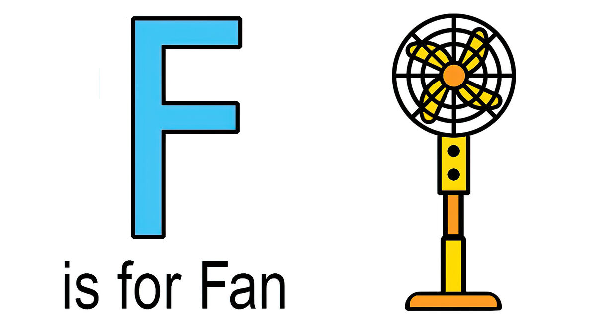 f words for kids example of fan