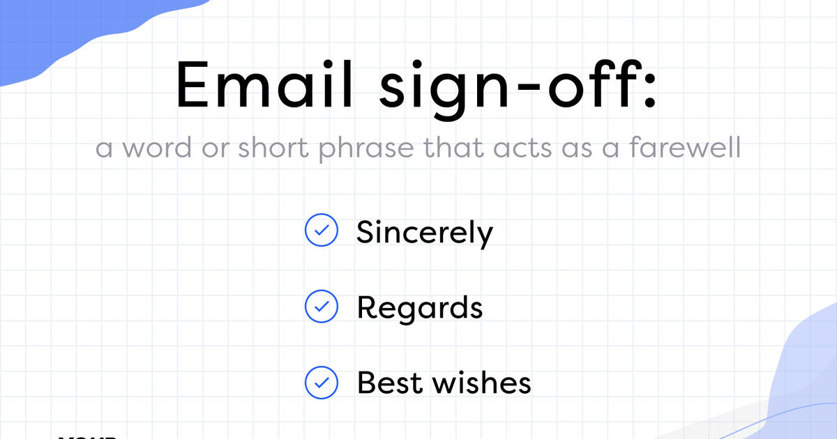 How To End an Email Everyday SignOff Examples YourDictionary