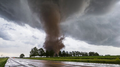 supercell tornado in Nebraska example