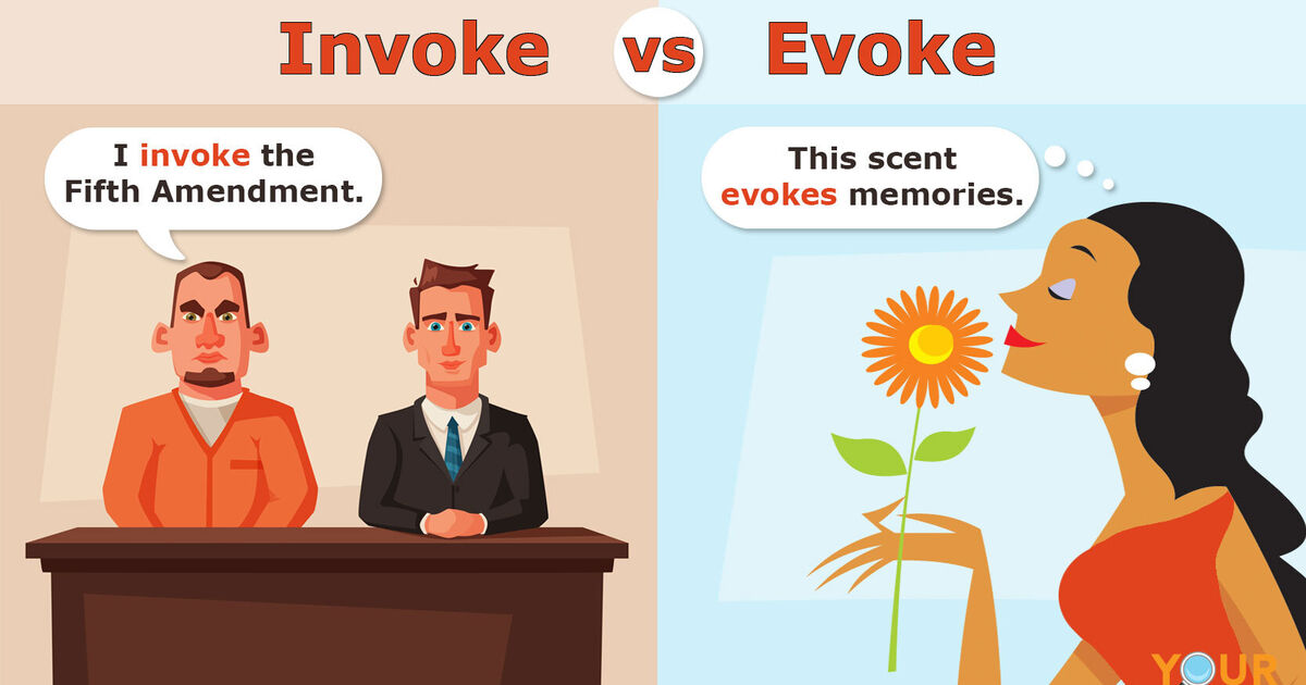 Invoke vs. Evoke Avoid Mistakes With These Tricky Words YourDictionary