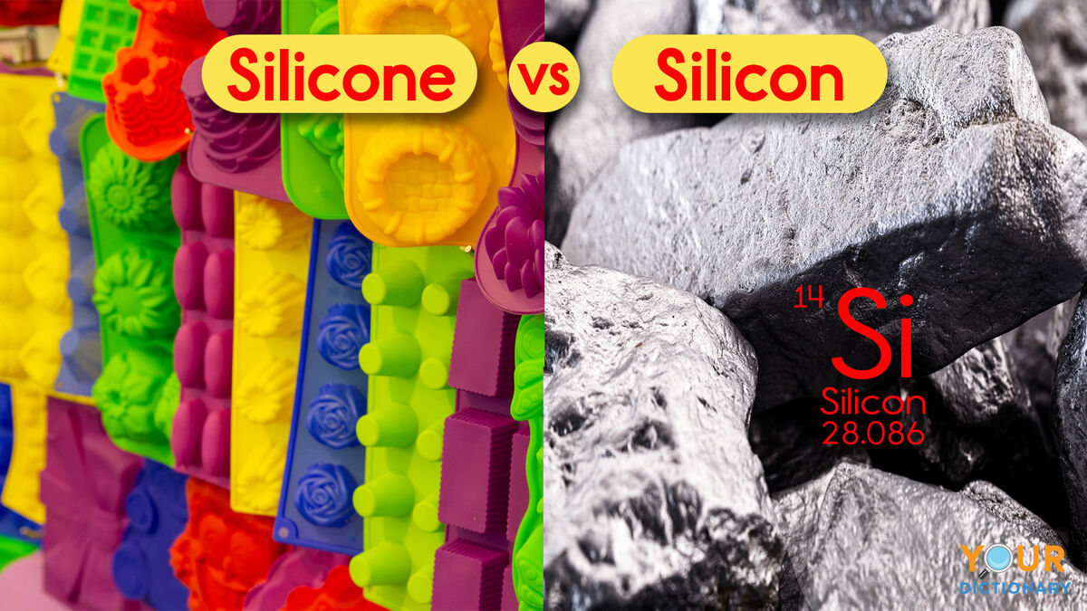 Silicone Vs. Silicon: The Material, Elemental Differences