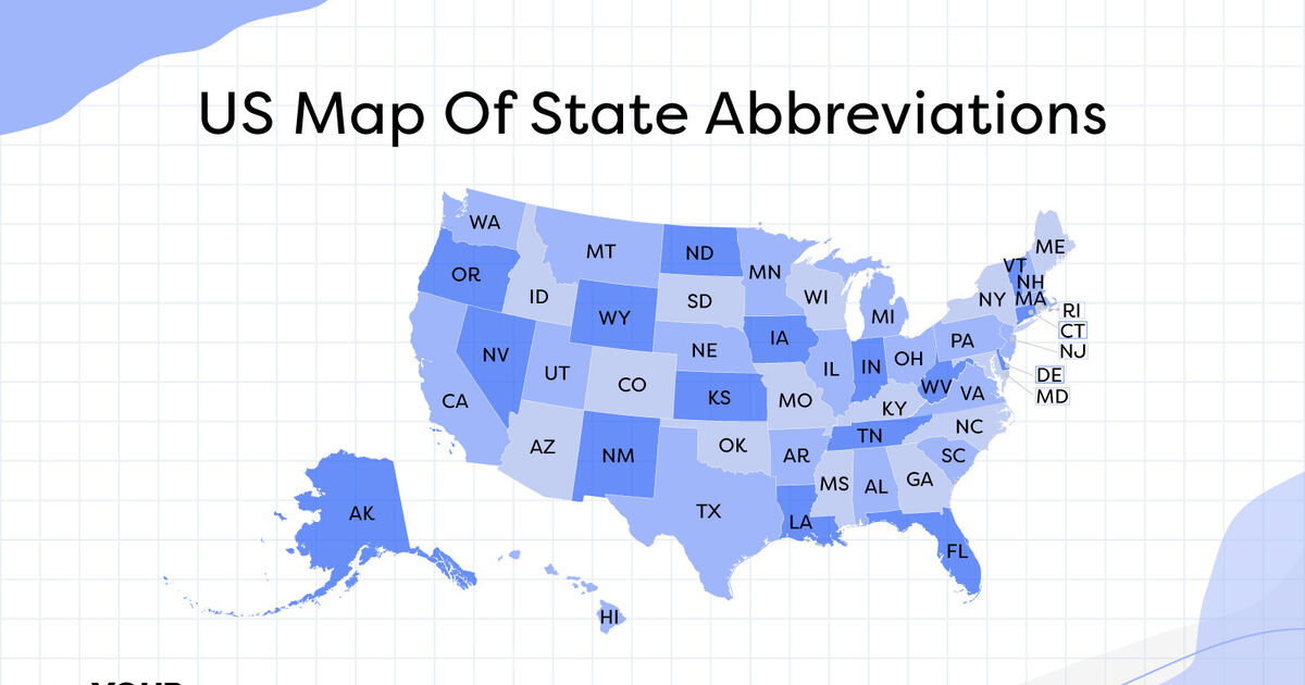 List of All 50 US State Abbreviations | YourDictionary