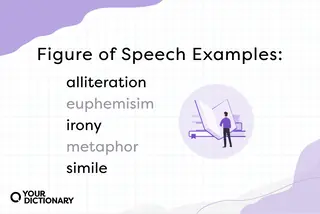 Man with books and Figure of Speech examples