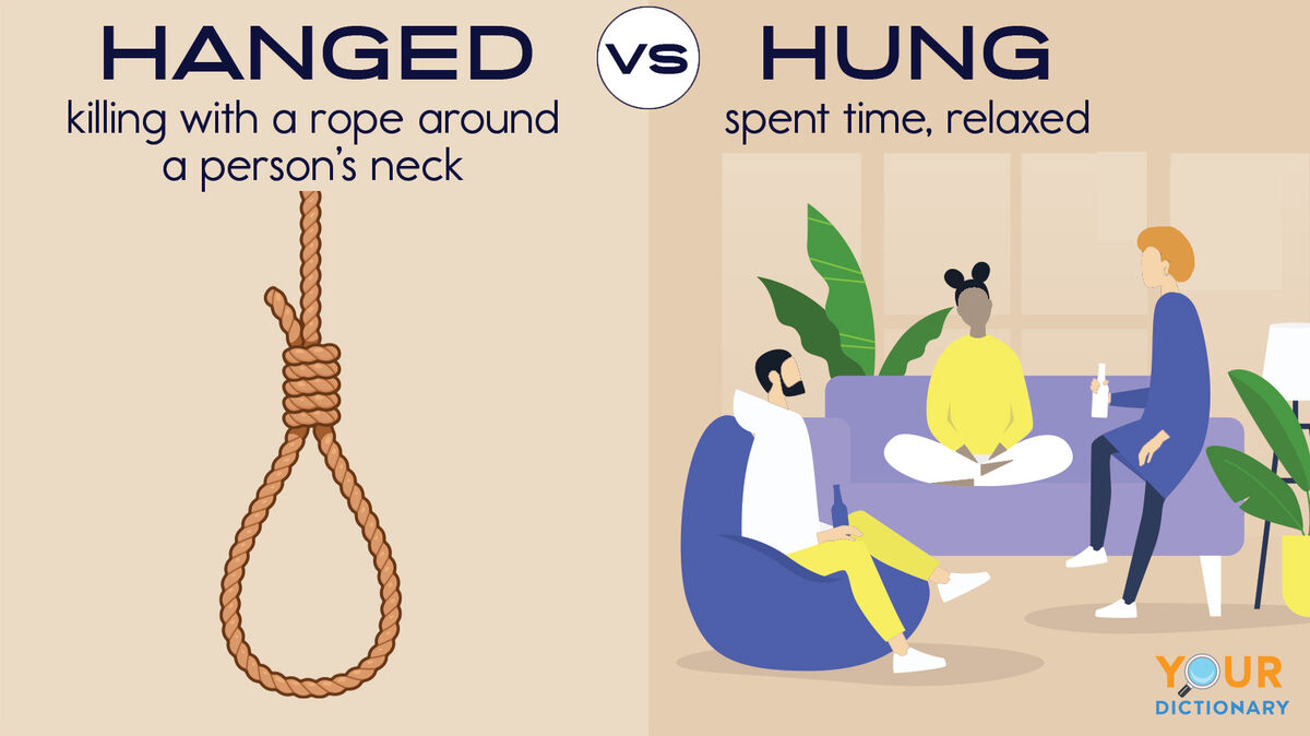 Hanged vs. Hung: Differences in Meaning and Use | YourDictionary