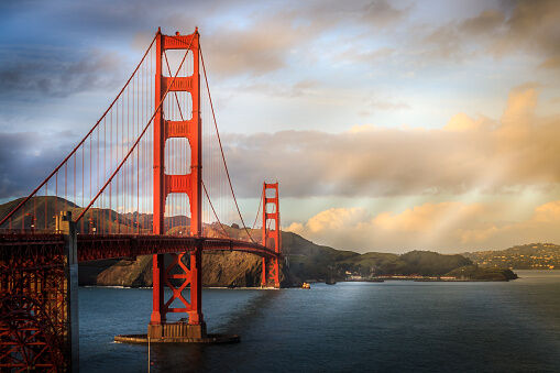 Image of the Golden Gate Bridge in San Francisco
