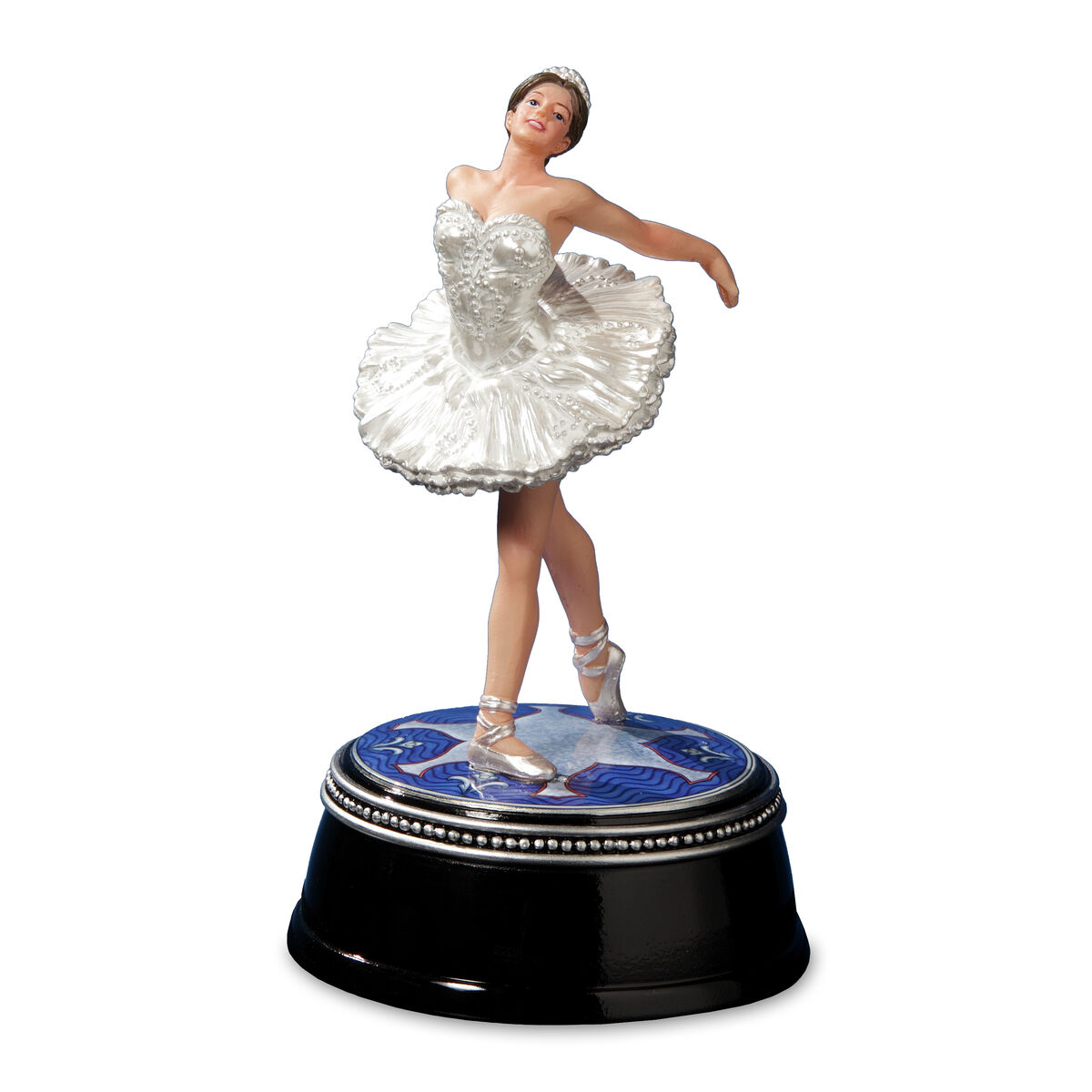 Ballerina figurine in white dress