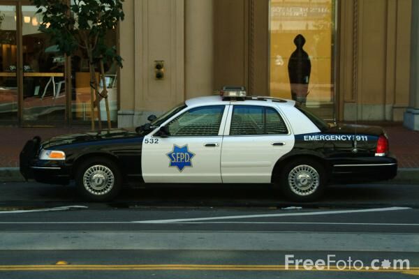 San Francisco Police Department Patrol Car