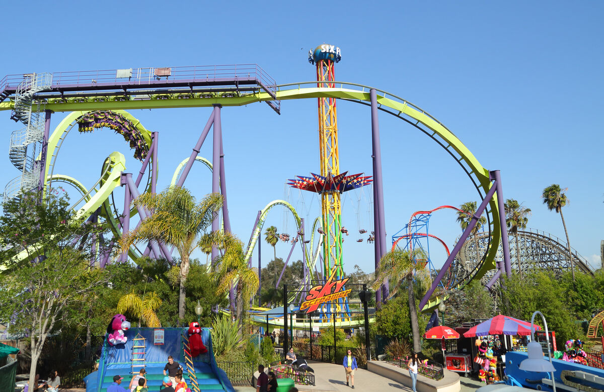Six Flags Discovery Kingdom rides