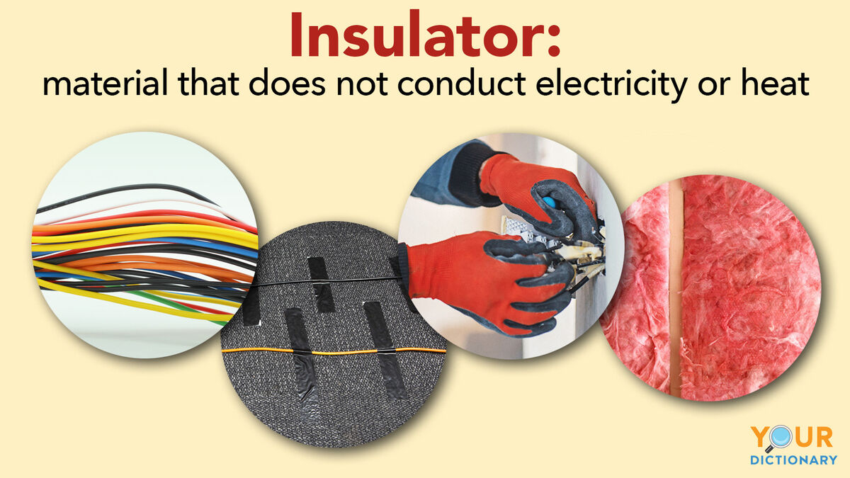 example of conductor and insulator