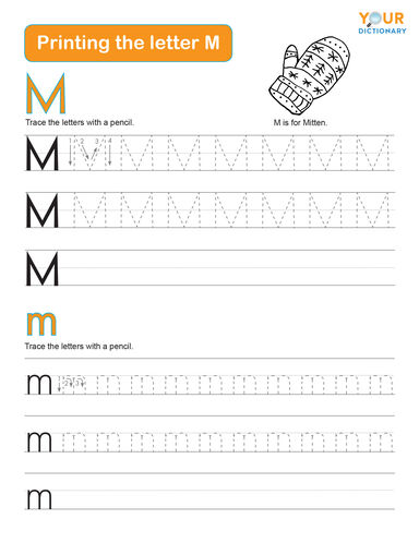 Words That Start With M For Kids