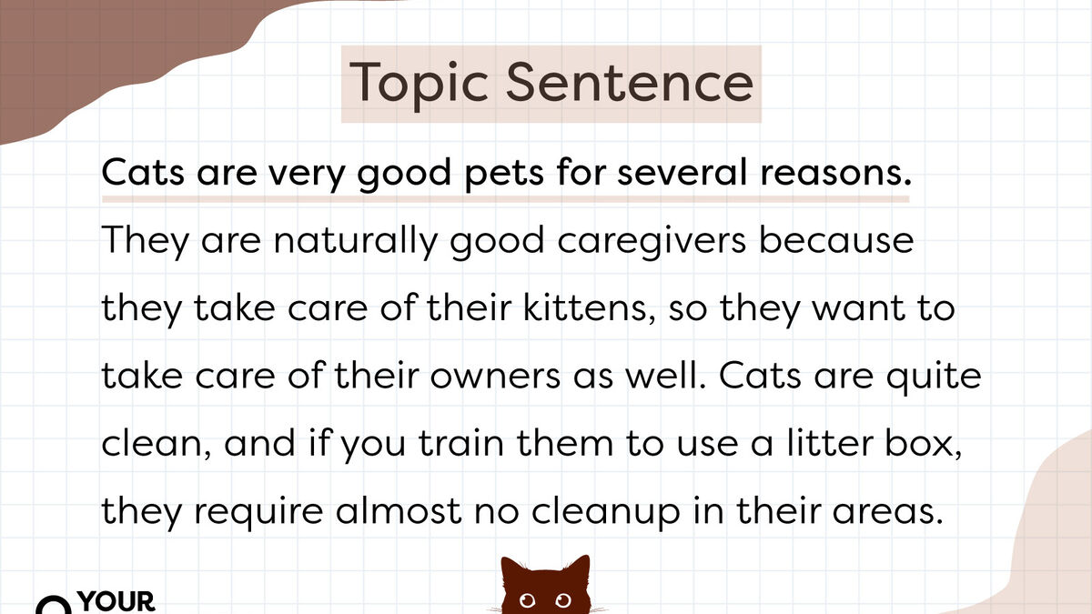 how to make a topic sentence for an essay