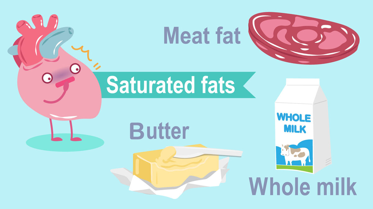 example of saturated fat