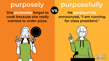purposely versus purposefully