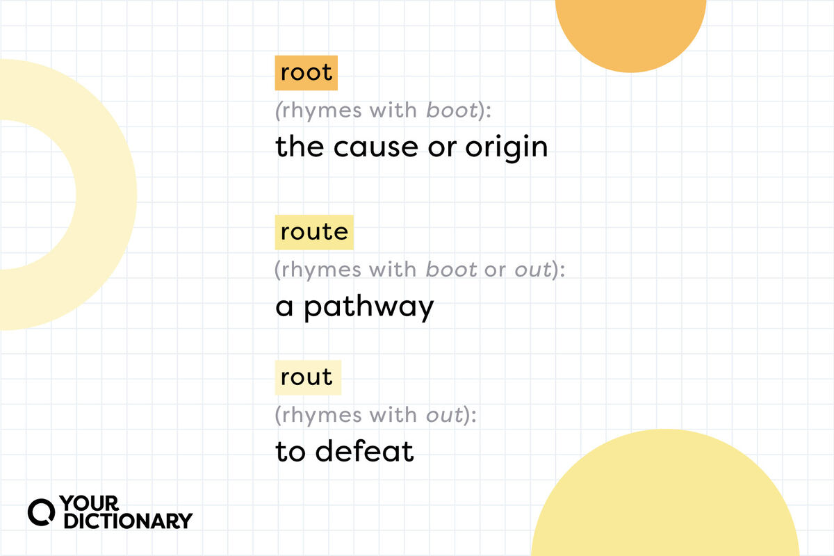 Root vs Route vs Rout definition and tips for remembering