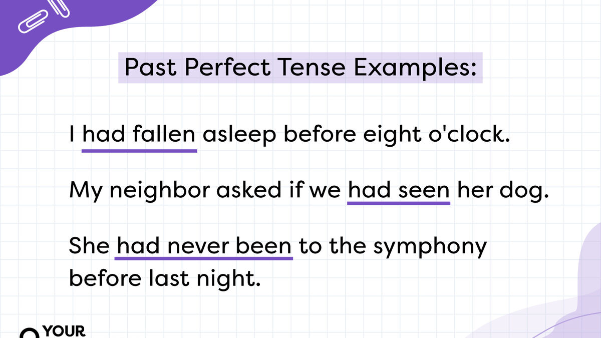 Simple Past Tense Definition and Examples