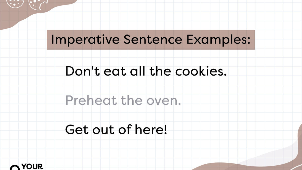 Is Thank you an imperative sentence?